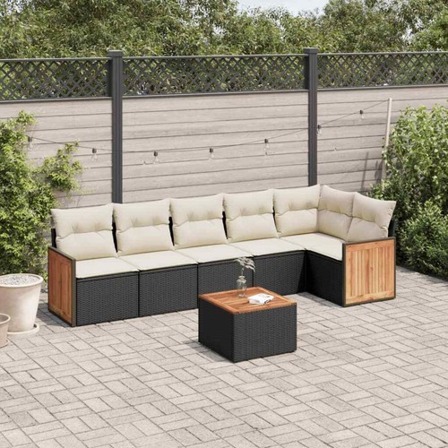 Salon jardin avec coussins - salon,