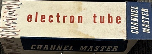 Tube 6sn7gtb channel master - tube,