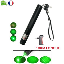 POINTEUR LASER PUISSANT VERT PILE ET CHARGEUR GREEN 1mW 10KM LONGUE PORTEE NEUF.