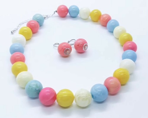 Cute girls necklace earrings - cute,