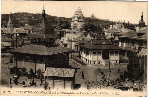 Cpa expo coloniale marseille - coloniale,