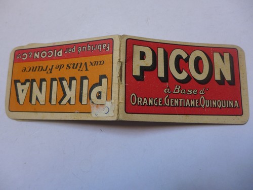Ancien petit carnet - petit, picon