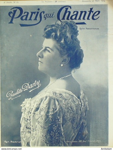 Paris qui chante 1904 62 - paris,