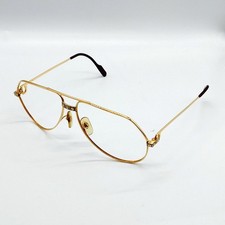 PAS DE TARIF Lunettes de soleil Cartier or pour femmes 276609 2324299