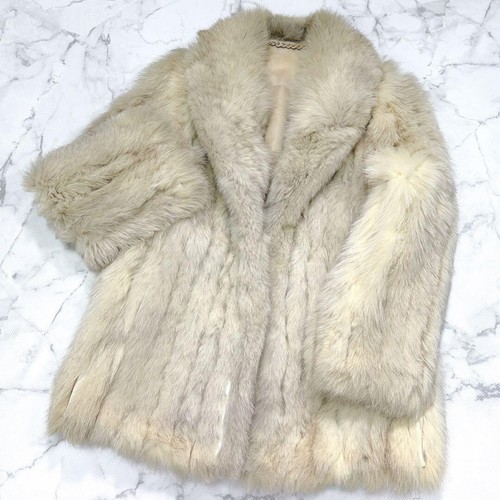 Manteau renard fourrure - manteau,