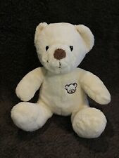 doudou peluche ours assis beige écru Nicotoy  Etat neuf