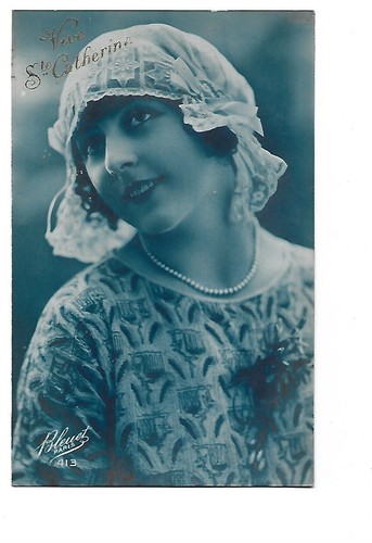 Carte fantaisie femme sainte - fantaisie,