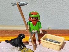 PLAYMOBIL FIGURINE PÊCHEUR