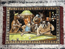 Vtg P&C Wall Tapestry Dog