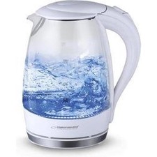 [EKK011W] ESPERANZA Bouilloire électrique SALTO ANGEL 1.7 L Verre blanc avec ...