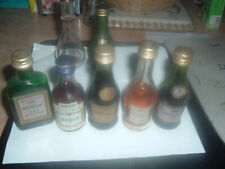 LOT 7 ANCIENNES MIGNONNETTEs ALCOOL cognac bisquit etc