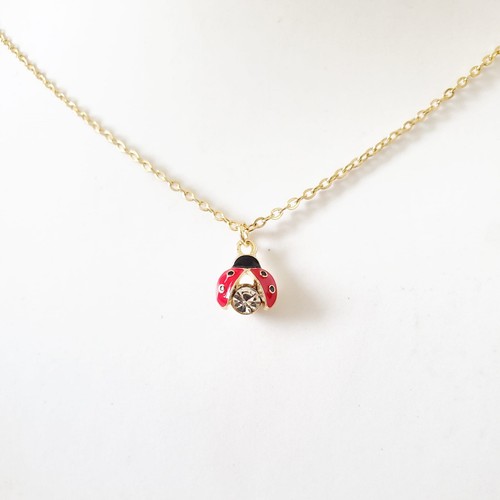 Collier coccinelle chaine