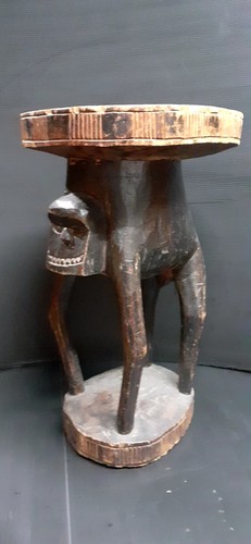 Tabouret singe fang gabon - tabouret,