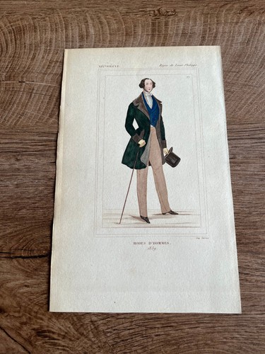 Gravure ancienne costume - gravure, n77