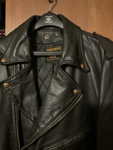 Vanson leather highway jacket