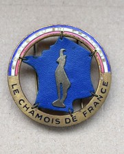 insigne, broche médaille de ski ESF le Chamois de Bronze, modèle 1945...FIA lyon