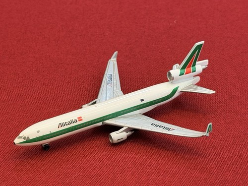 Maquette avion métal - métal, alitalia