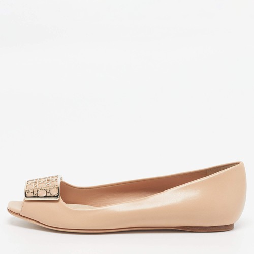 Ballerines cuir beige - ballerines,
