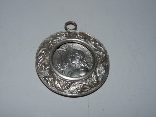 Ancien pendentif médaille - pendentif,