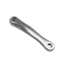 Manivelle gauche 175 alu forge large argent - fabricant Newton