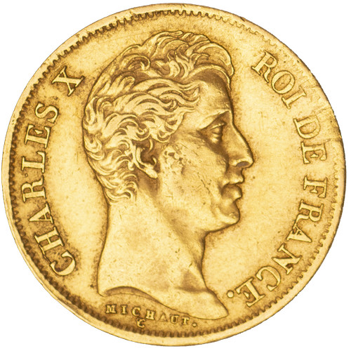 Charles francs 1830 - x-,