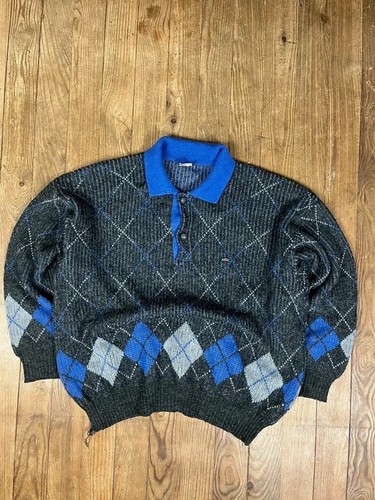 Pull maille vintage laine - , 1/4