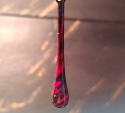 Pampille goutte verre de - goutte,