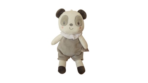 Peluche panda gris blanc - ,
