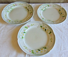 3 PLATS FAIENCE KG LUNEVILLE MODELE POMMIER ART NOUVEAU 1900