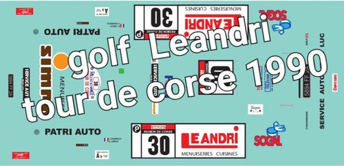 Decals golf leandri tour - leandri,