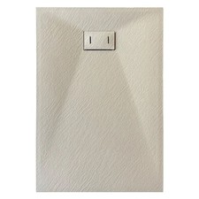 BAC À DOUCHE 70X100 CM TORTOURELLE EFFET PIERRE ARDOISE RÉSINE RÉDUCTIBLE