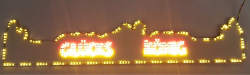 Façade lumineuse pour - , glucks