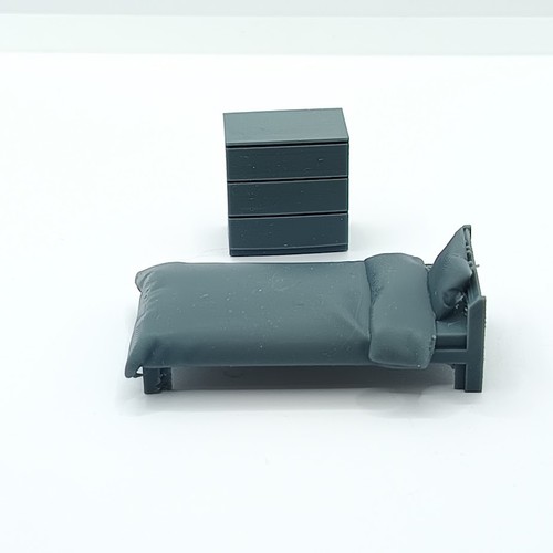 Diorama espace chambre lit - diorama,