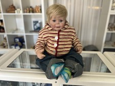 Poupée d'artiste légère Monika Peter poupée en vinyle 61 cm. Excellent état