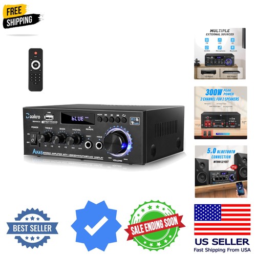 Stereo audio amplifier 300w - stereo,