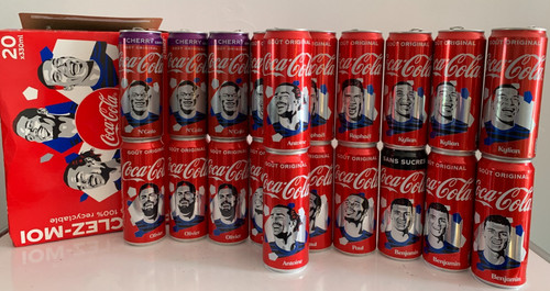 Lot canettes coca cola - lot, euro