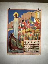 Rare affiche ancienne 1940