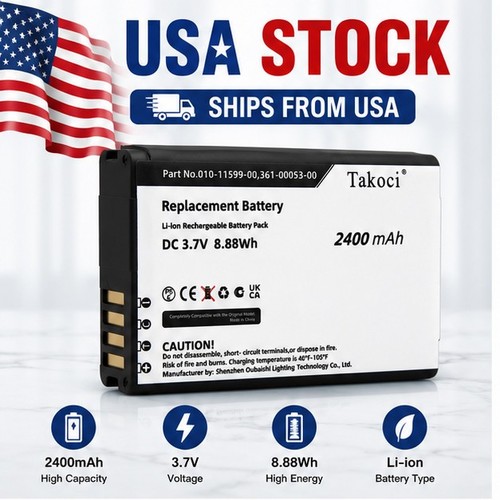 2400mah battery for garmin - for,