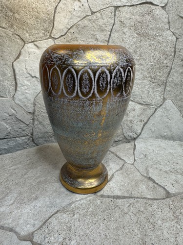 Stangl pottery vase gold - pottery,