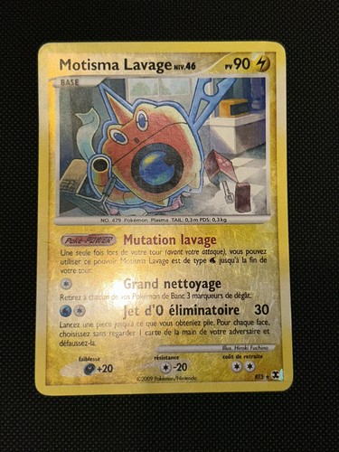 Carte pokémon motisma lavage - pokémon,