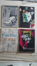 LOT DE 4 REVUES ALLEMANDES ART GRAPHIQUE ANNEES 1950/60