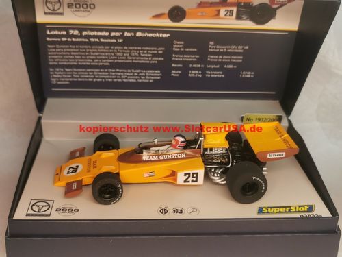 Scalextric 3833 lotus 72 - lotus,