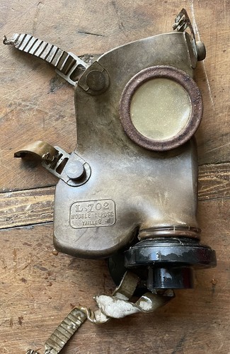 Ancien masque gaz ww2 - ancien, à