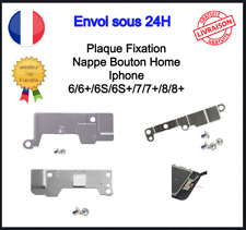  Plaque Fer Fixation Bouton