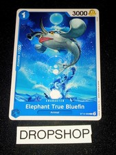 CARTE ONE PIECE ANGLAISE ST12-009 ELEPHANT TRUE BLUEFIN MINT ST12 ENGLISH CARD