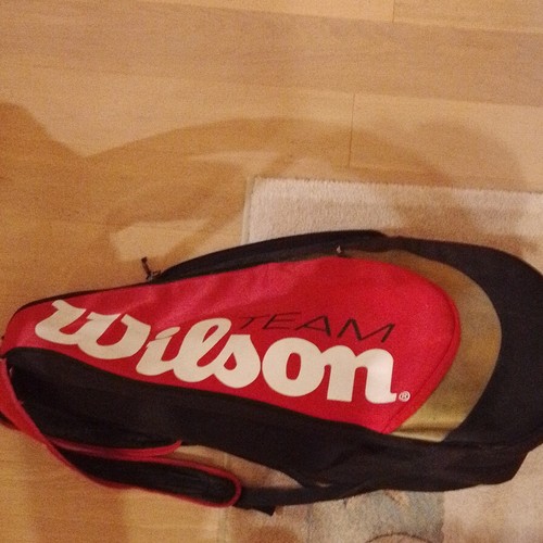 Sac tennis rouge noir - tennis, rouge/noir