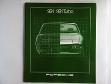 PORSCHE 924,Turbo catalogue+ descriptif technique Superbe,2 dépliants,40 page 81