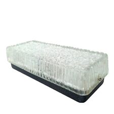 MAGNIFIQUE APPLIQUE PLAFONNIER EN VERRE HOLOPHANE INDUSTRIEL LOFT VINTAGE 50'S 