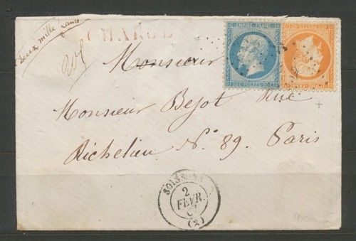 Lettre 1867 60c valeur - lettre,