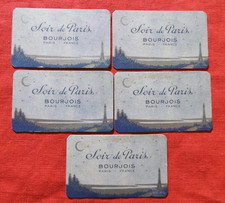 Soir de Paris Bourjois - Carte Parfumée - Lot de 5 Cartes   !